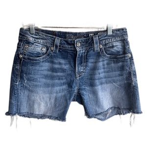 Y2k Miss me designer denim shorts jorts size 32